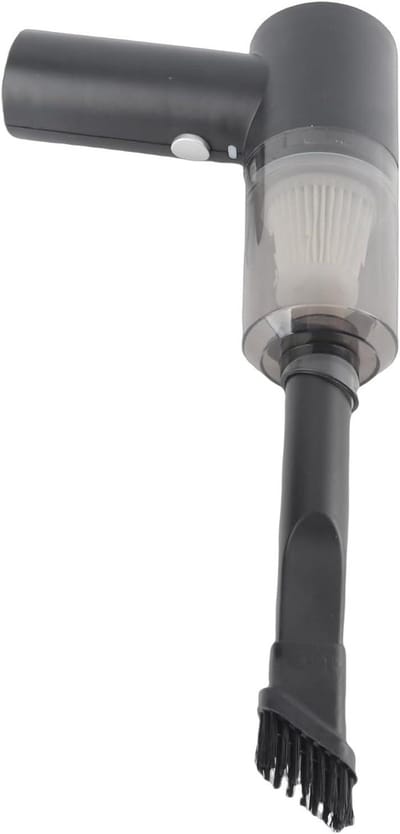 Draagbare Stofzuiger - Handreiniger - Desktop Schoonmaken - Ingebouwd LED-licht - 18x17x7 cm - Wit