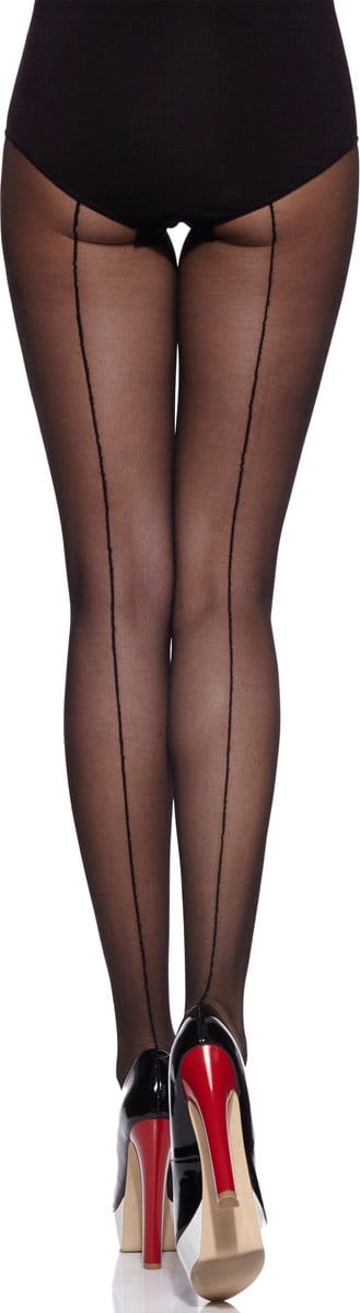 Merry Style Dames Panty - 20 DEN - Halsterloos - Polyamide - MS-GB-Linette-116 - Zwart - S