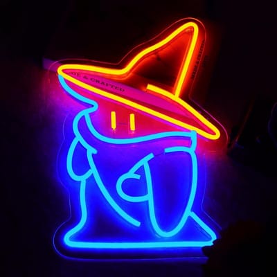 Daity Neonbord van Black Magician - feest - maskerade - Kerstmis - slaapkamer - bar - woonkamerfeest - mannenhol - speelkamer - 35 -6 x 28 -9 cm