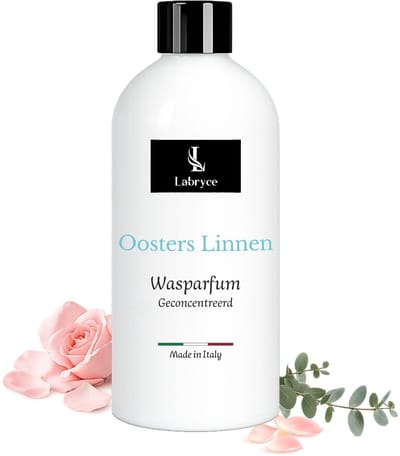 Wasparfum Labryce - Oosters Linnen 500 ml - met Rozenblaadjes & Eucalyptus