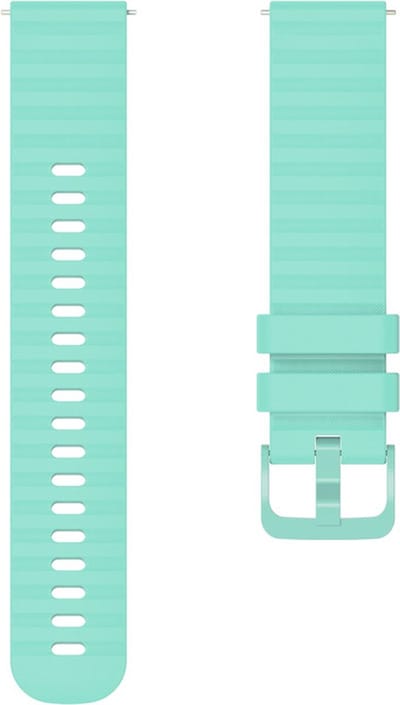 Siliconen bandje - geschikt voor Garmin Venu 2s / 3s / 4 (41mm) / Vivoactive 4s / Forerunner 255s / 265s - Huawei Watch GT 5 Pro - 42mm / GT 6 / GT 5 / GT 4 - 41mm - mintgroen