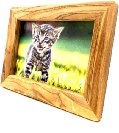 D.O.M. Fotolijst van Olijfhout – Geschikt voor Foto’s 10 x 15 cm