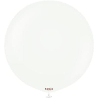 Witte Latex Ballonnen, Witte Kalisan 91Cm, 2 Stuks