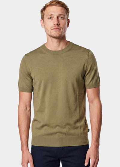BOSS Black T-shirt heren Beige H-Umauro 10278963 01 50560476/252