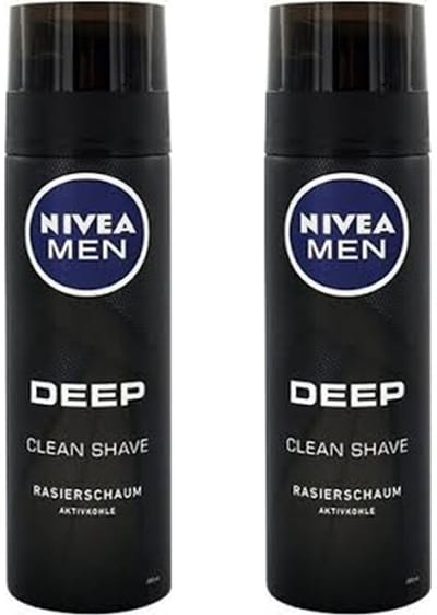 NIVEA MEN Deep Scheerschuim - 2 x 200 ml