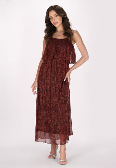 Faina Jurk Dames rood
