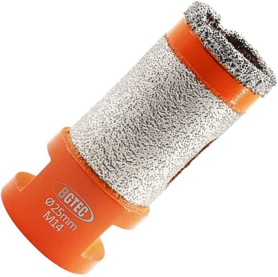 Diamantboor 25mm Voor Tegels Marmer Graniet Porselein - Inclusief M14 Schroefdraad