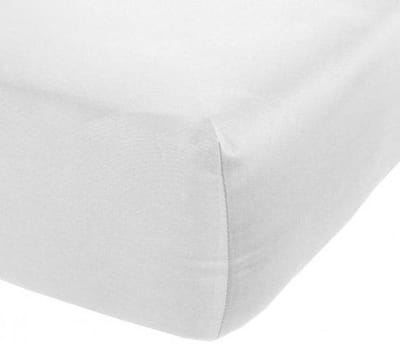 KAELEN elegante grijze Mako Satin hoeslaken 90x200cm Lorena milieuvriendelijk geproduceerd