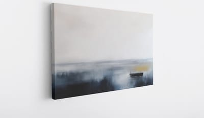 Saammp Canvas Schilderij - Minimalistisch - Abstract kunstwerk - 30x20 - Foto op canvas - Wanddecoratie - Muurdecoratie Woonkamer - Slaapkamer decoratie - Canvas Print