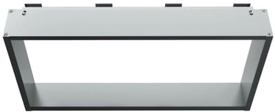 ALONI opbouwnis voor douchewand – 60x30x8 cm – RVS – glanzend – met 4 handdoekhaken