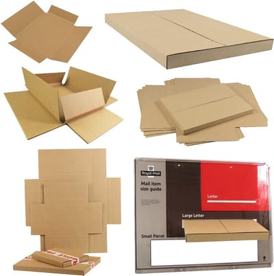 Verzenddozen Bruin Karton in Diverse Postmaten (C4, C5, C6, DL) - Set van 100 Stuks