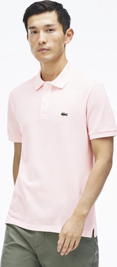 Lacoste Poloshirt Pique Roze - Maat 4XL - Heren