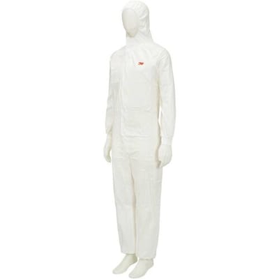 3M 4545 BICO PE antistatisch overall 03150061 - Wit - L