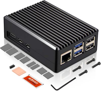 Robuuste Passieve Koelcase van Aluminium voor Raspberry Pi 5 (8GB/4GB)