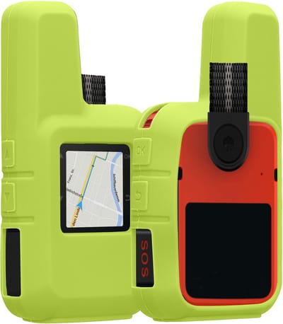 kwmobile Hoesje geschikt voor Garmin inReach Mini 2 - Beschermhoes voor handheld GPS - Back cover in neon geel