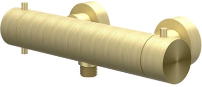 IVY Concord Douchethermostaatkraan Opbouw CoolTouch - RVS 316 Geborsteld Mat Goud PVD