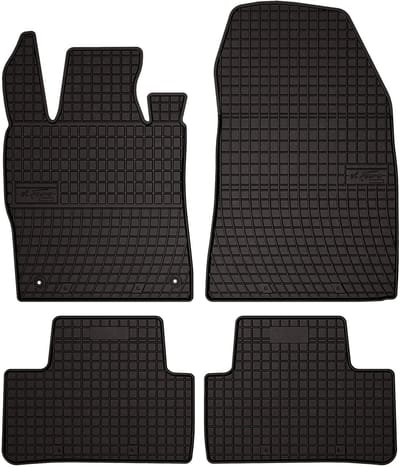 Wielganizator SolidPRO Serie - Dywaniki Rubber - DS. 4 II Hatchback 2021 - Zwart - Pasvorm