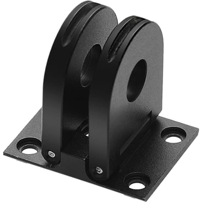 Camera Metalen Vervangingsbasis Opvouwbare Statiefadapter Vervanging voor GoPro HERO9 8 Max Camera's zwart