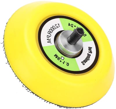 75 mm schuurdisc met eenvoudige installatie en éénhandige bediening voor minder vermoeidheid, 7 inch ronde slijpschijf voor efficiënt schuren en gladmaken