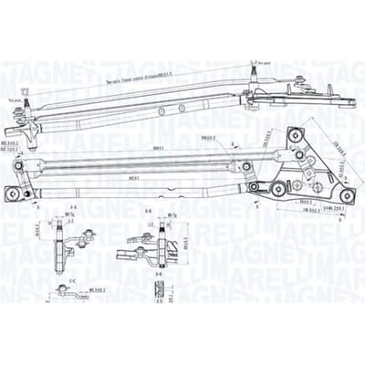 Wisserarm MAGNETI MARELLI 085570738010