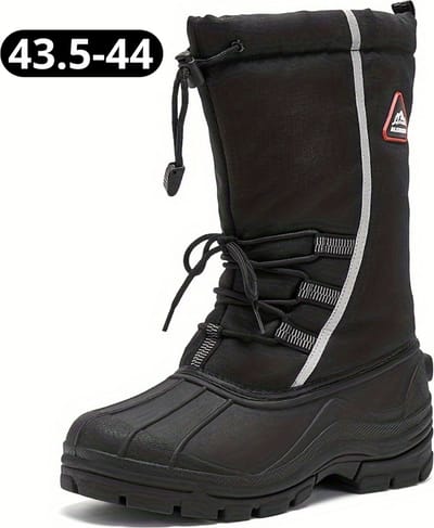 Livano Wintersport Sneeuwboots - Snowboots - Sneeuwschoenen - Ski Gadgets Voor Heren - EU43.5-44 - Zwart