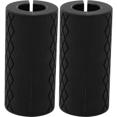 1 Paire Poignées Épaisses pour Barre d'Haltérophilie Épaisses Antidérapantes Poignées de Barre de Musculation pour Haltérophilie Fitness Exercice