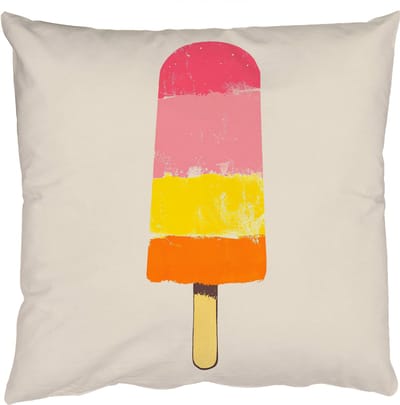 Sierkussens - Kussentjes Woonkamer - 50x50 cm - Waterijsje - Retro - Stokje - Roze