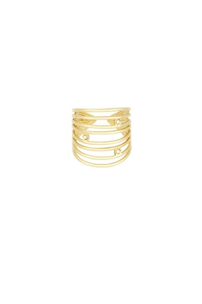 Bijoutheek Ring (Sieraad) Galaxy One Size Goud