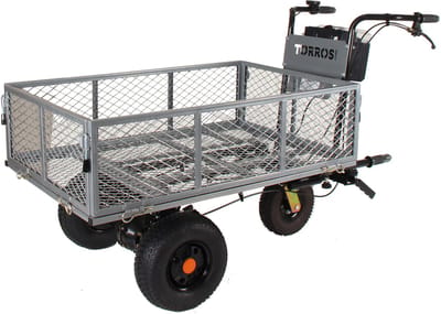 Elektrische kruiwagen 250 kg met lithium accu 6 Ah Torros EP250G