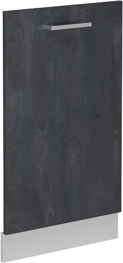 Vicco R-Line Vaatwasserfrontpaneel – 45 cm zonder werkblad Zwart beton
