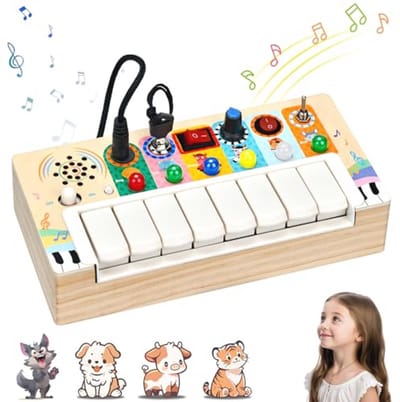Educatief Montessori Speelgoed voor Kinderen van 1 tot 4 Jaar met Muziek en Led-Lampen