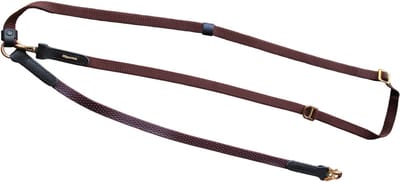 Niggeloh Grip Hondenriem / Hondenlijn– Verstelbare Lichtgewicht Lijn met Extra Grip - Bruin 20mm - 2 tot 3 meter
