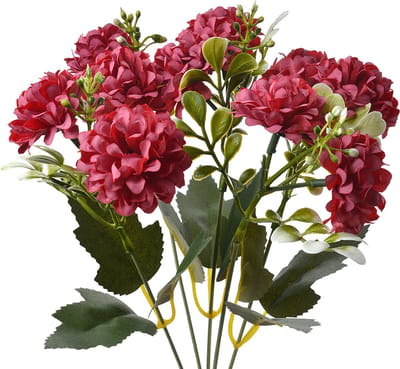 Clayre & Eef Kunstbloem 30 cm Rood Kunststof