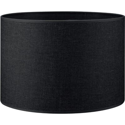Home Sweet Home - Stoffen Lampenkap Canvas - Ø 30 cm – Dark Gray - Cilinder - Lampenkappen voor tafellamp, vloerlamp en hanglamp