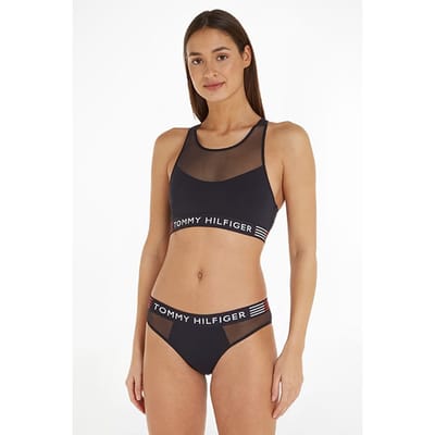 Tommy Hilfiger Bikini Underwear Bottoms Desert Sky Maat: S/M | Slipjes Outlet | Dames | Zwart