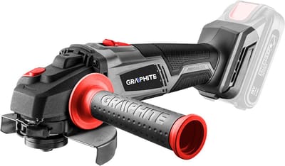 Graphite Energy+ - Accu Haakse Slijper - 18V - 125mm Schijf - Zonder Accu