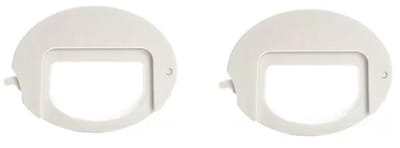 WiseGoods Premium 2 Vershoudclips - Zaksluiters Voor Voedselverpakkingen - Keuken Afsluitklemmen Herbruikbaar - Clips Wit