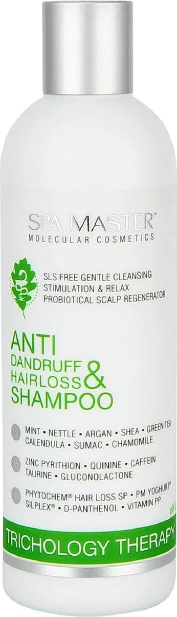 Spa Master Bio-Botanische Anti Roos & Anti Haaruitval Shampoo – Stimuleert Haargroei & Voorkomt Haarverlies – Voor Alle Haartypes – 330ml