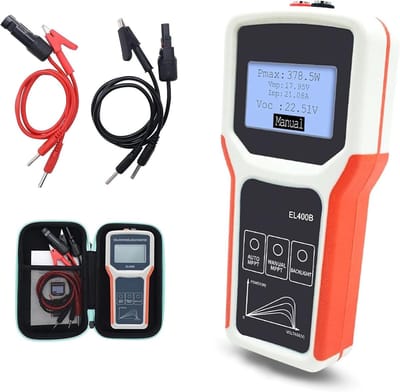 Zonnepaneeltester voor Fotovoltaïsche Systemen - Multimeter met MPPT-Testfunctie en Real-time Spanning Weergave