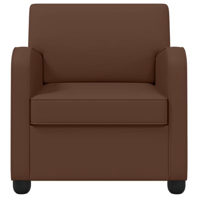 vidaXL - Fauteuil - Bruin - Kunstleer