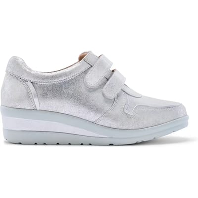 Leren klittenbandschoenen dames Pédiconfort