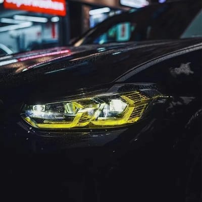 XEOD CSL LED DRL angel eyes modules Geel geschikt voor BMW X3 G01 G02 G08 - Laser koplampen - 4 stuks - Complete set