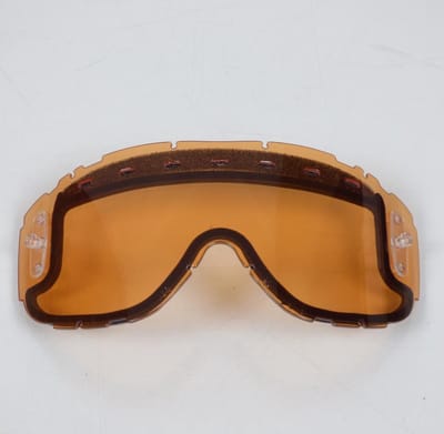dubbel oranje vizier smith zuigerhelm masker voor motor cross quad nieuw