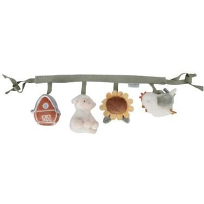 Little Dutch - Farm Wagenspanner Babyknuffels Grijp- en bijtspeelgoed