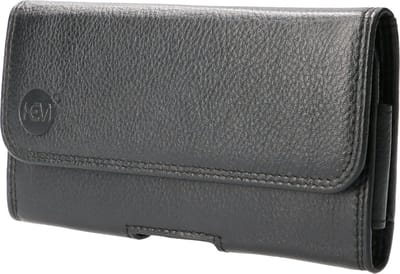 HEM (Rund) Leer Broekriem Hoesje – Geschikt voor Samsung Galaxy S22 Plus – Zwart Broekriem Telefoonhoesje