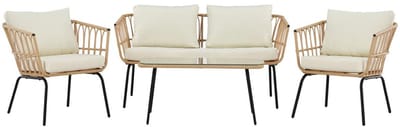 Svea - Cem loungeset - naturel - rattan