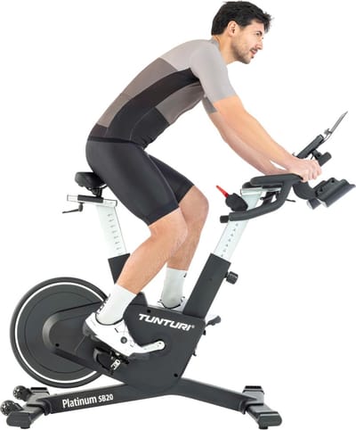 Platinum S20 Sprinter Bike - Fitness Fiets – Verstelbare indoor fietstrainer - Lage instap – Bluetooth - Elektrische weerstand