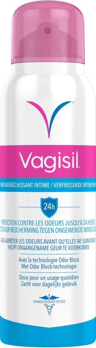 Vagisil Intieme Deodorant Spray – Tot 24 Uur Fris Gevoel, Alcoholvrij en Hypoallergeen, 125 ml