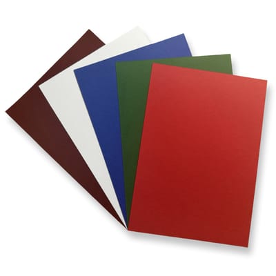 Cards & Crafts A4 Karton Kerstkleuren - 100 Vellen - 5 Kleuren - 250 g/m² - Cardstock & Knutselpapier - 21 x 29,7 cm