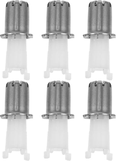 Vervangende trimmerkoppen - Neushaartrimmer bladen - Dagelijkse verzorging - Roestvrij staal precisie - 28 cm - Zilver